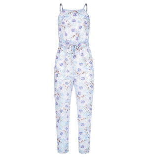 Secret Garden Jumpsuit in Blue Floral