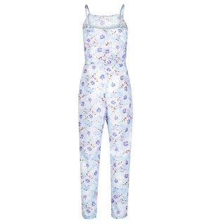 Secret Garden Jumpsuit in Blue Floral